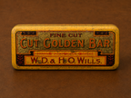 WD & HO Wills  Cut Golden Bar