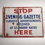 Evening Gazette Stop Sign
