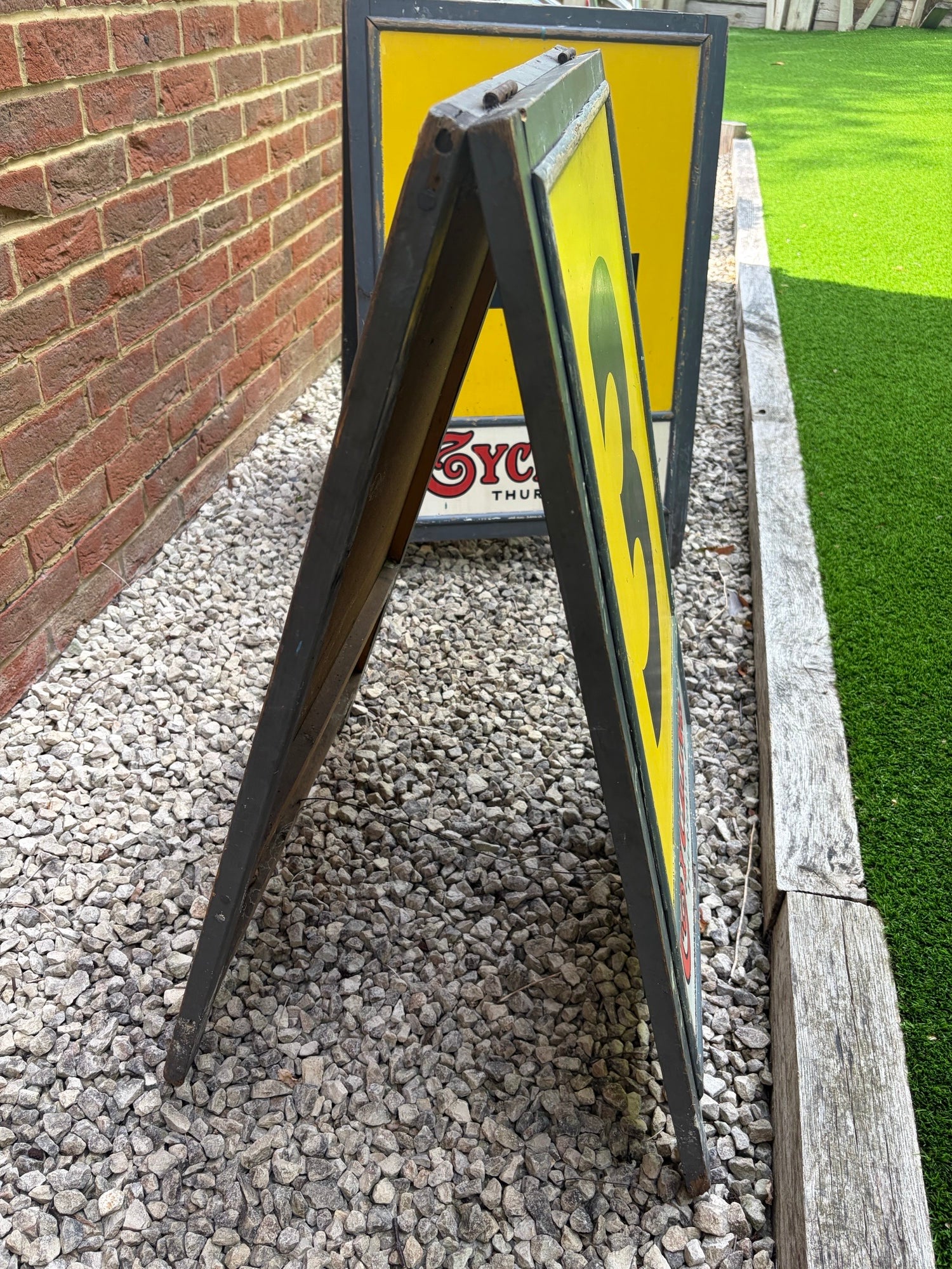 A complete set of Cycling Magazine sponsored Velodrome lap boards