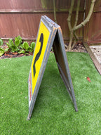 A complete set of Cycling Magazine sponsored Velodrome lap boards