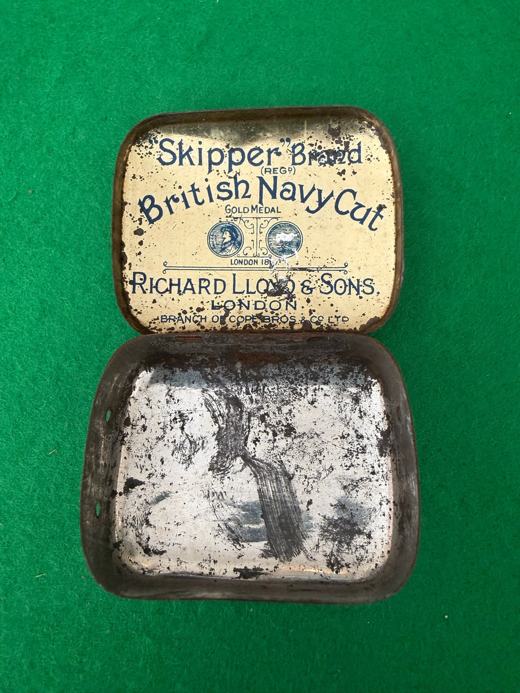 Selection of 1oz pocket tobacco tins (Price range: £20-£50)