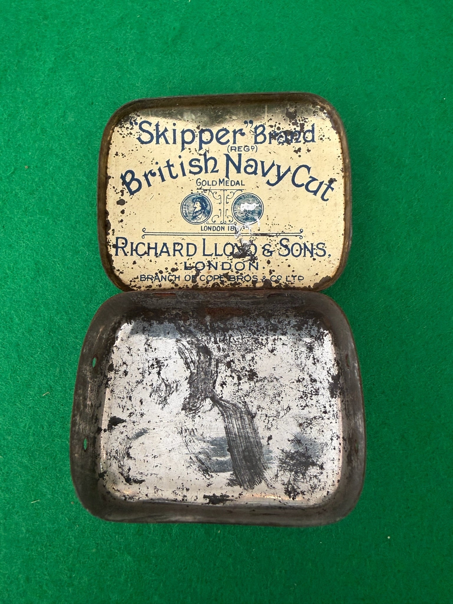 Selection of 1oz pocket tobacco tins (Price range: £20-£50)