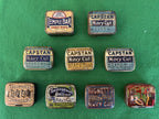 Selection of 1oz pocket tobacco tins (Price range: £20-£50)