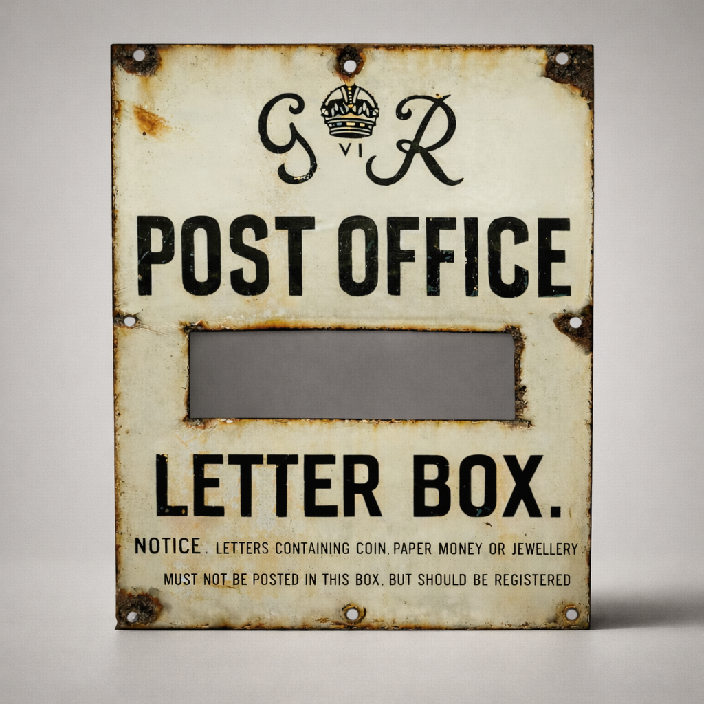 George VI Post Office Letter box
